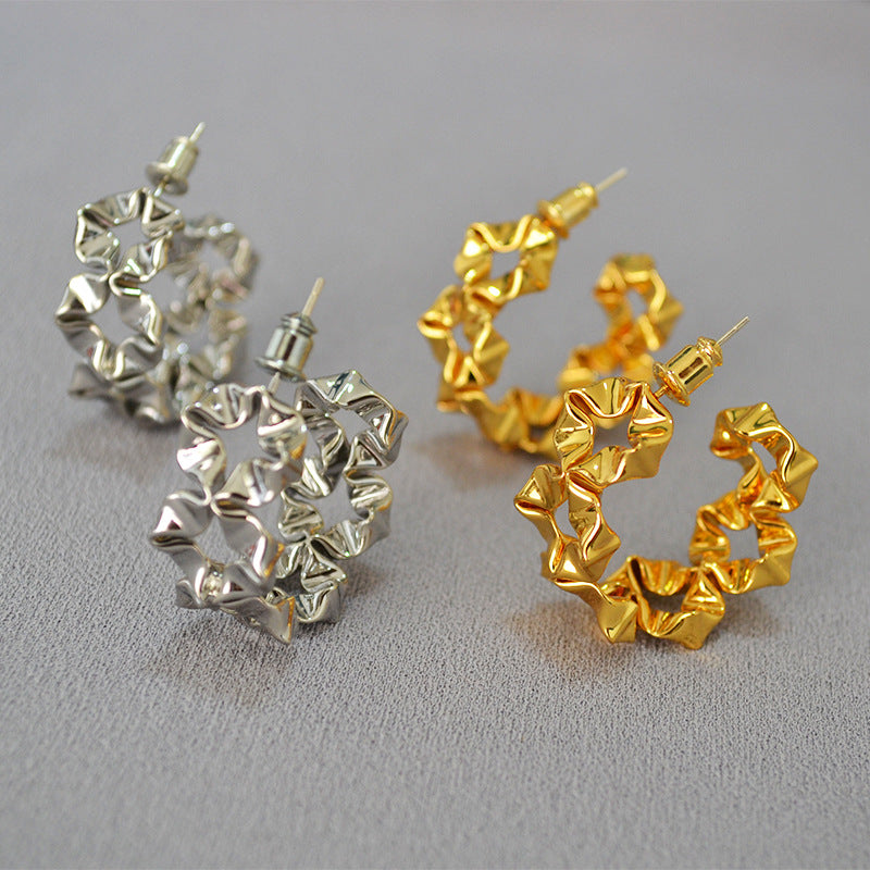 Classic Silver Earring with Timeless Appeal