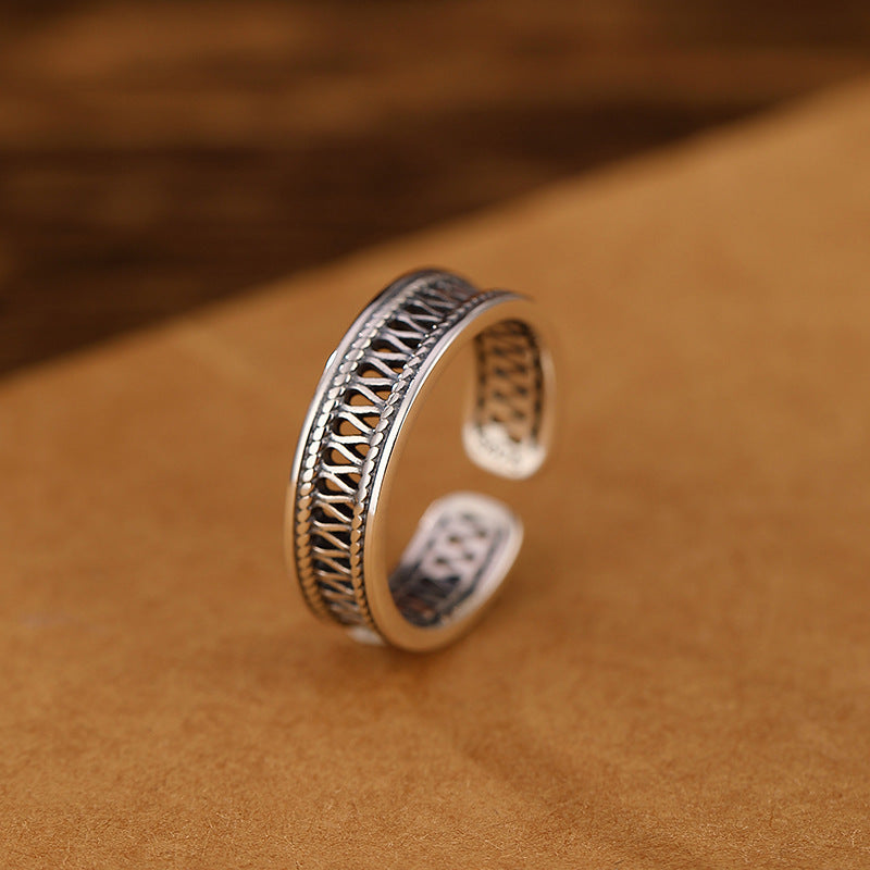 Delicate Artisan Silver Ring