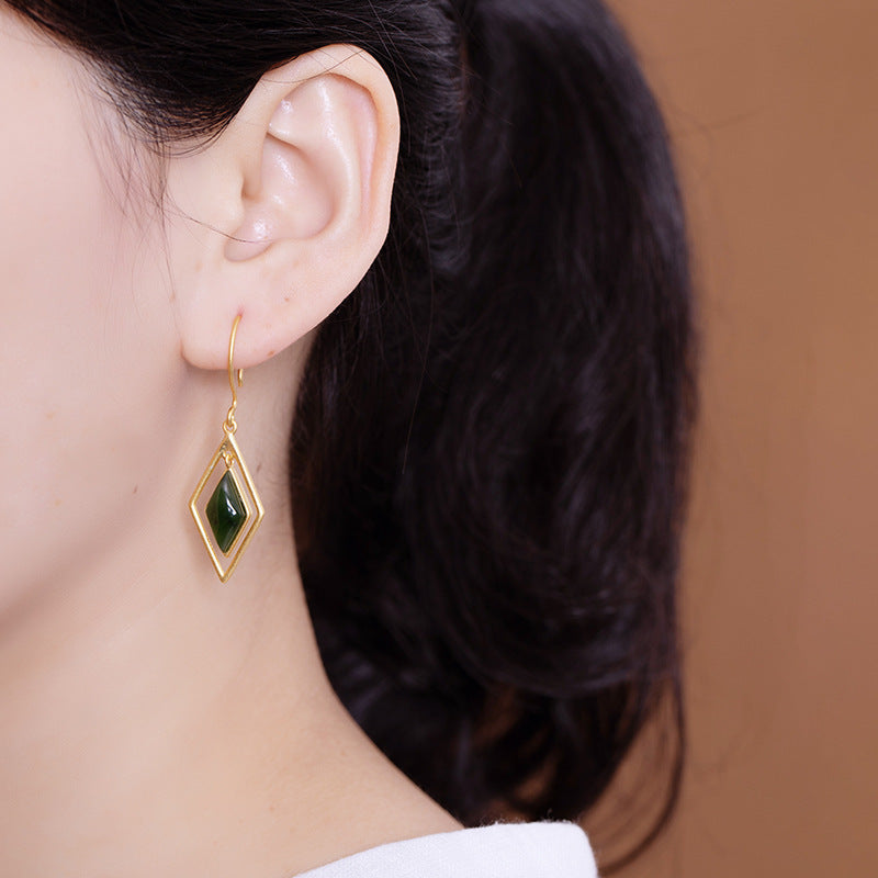 Delicate Artisan Gold Earring