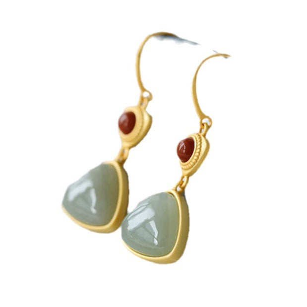 Delicate Artisan Gold Earring