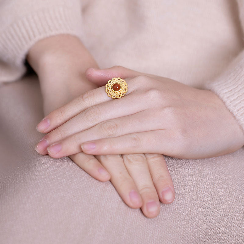 Delicate Artisan Silver Ring