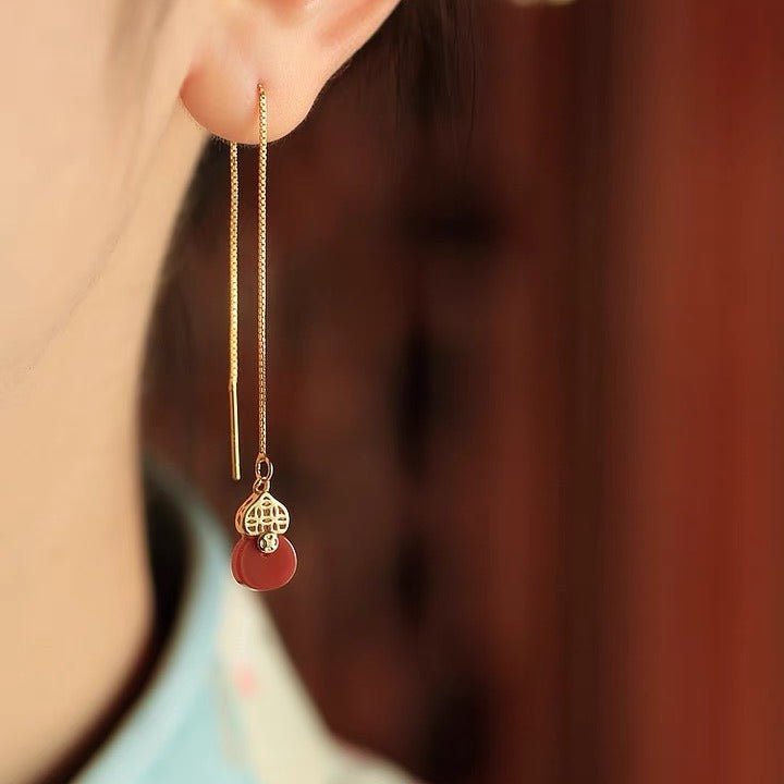 Delicate Artisan Silver Earring