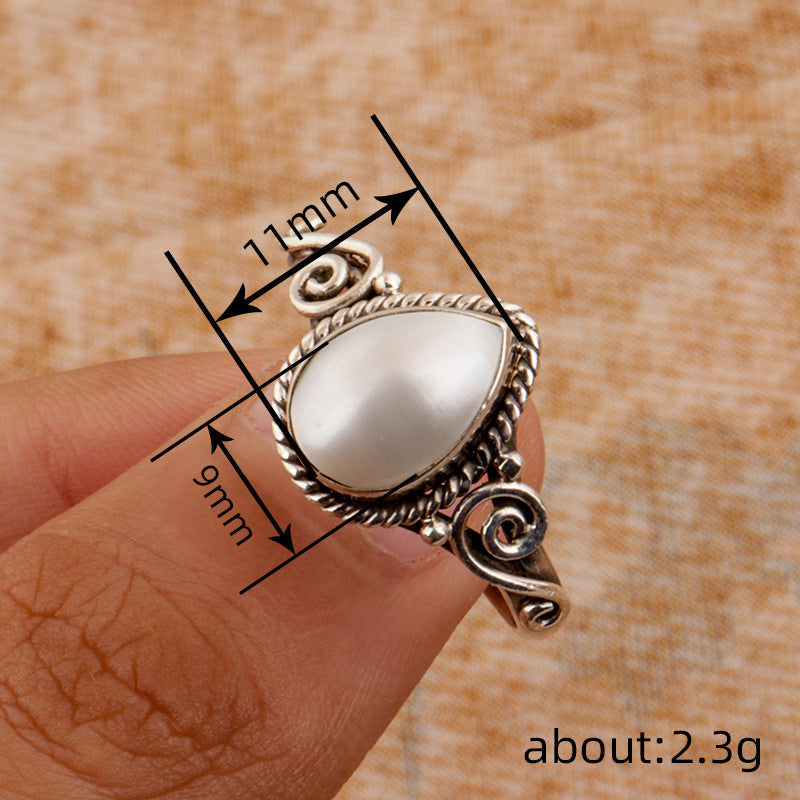 Vintage Handmade Pearl Ring