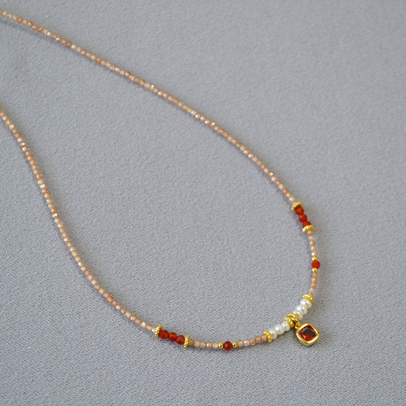 Delicate Artisan Pearl Necklace
