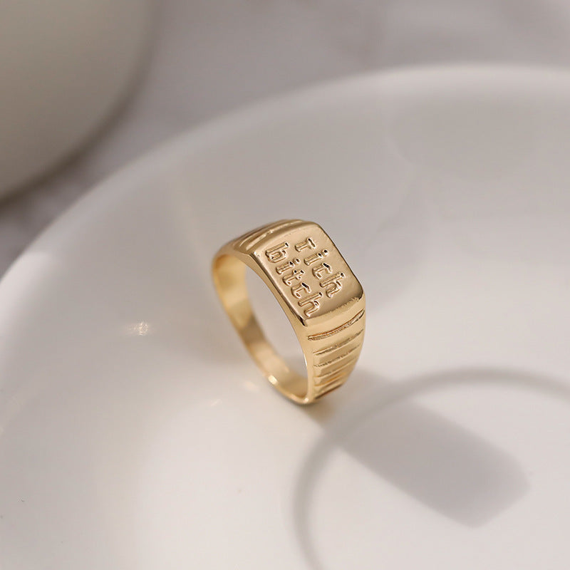 Vintage Handmade Gold Ring