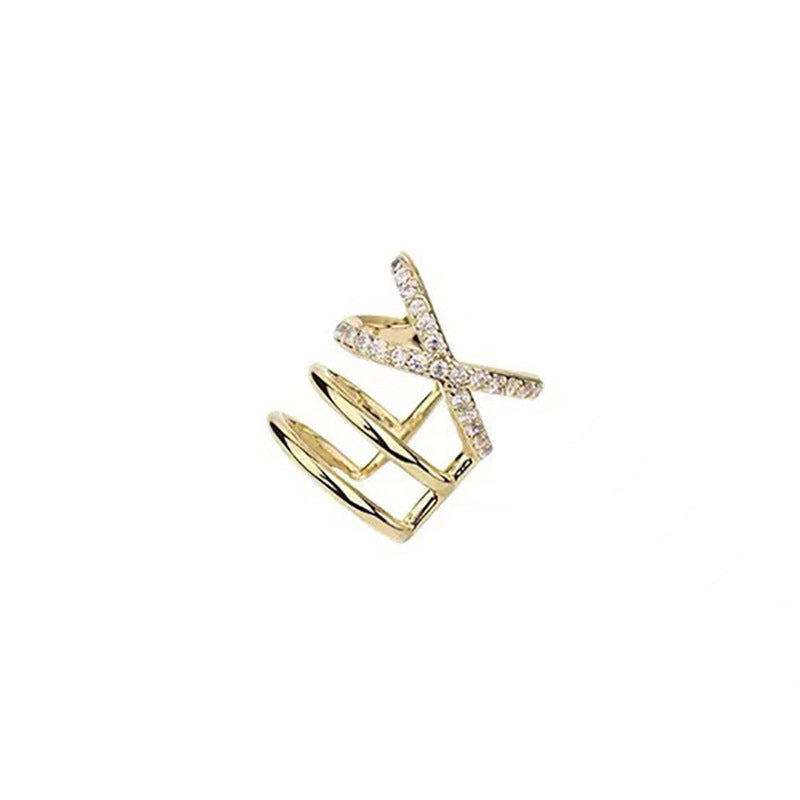 Delicate Artisan Gold Earring