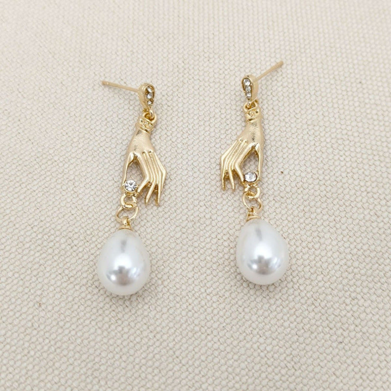 Vintage Handmade Pearl Earring