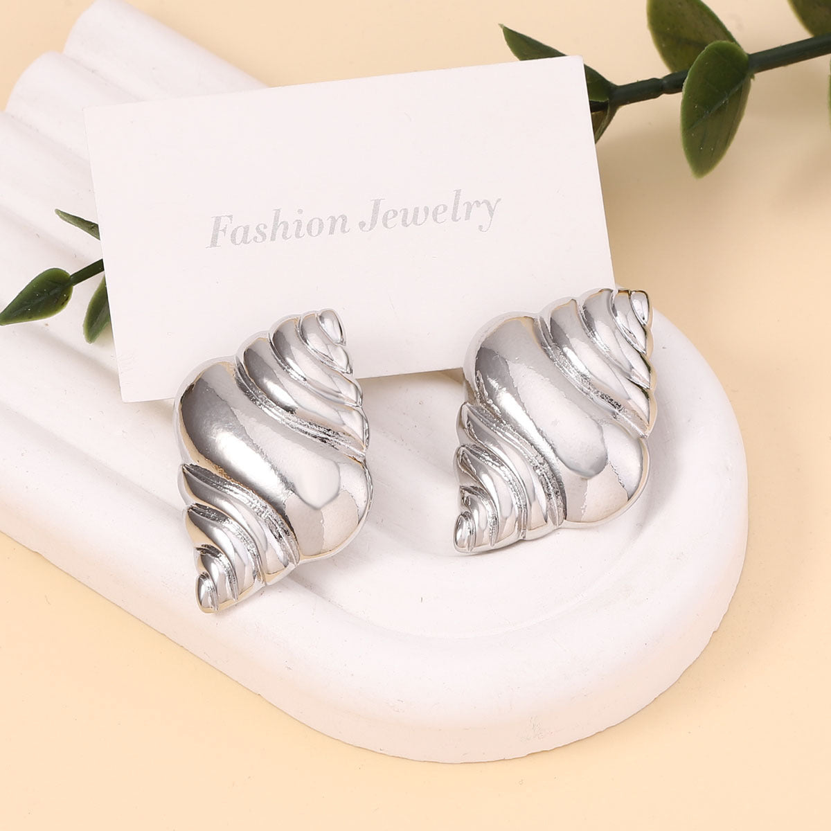 Delicate Artisan Pearl Earring