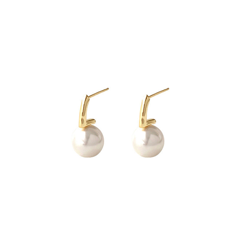 Delicate Artisan Pearl Earring