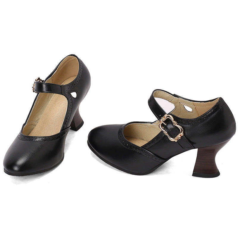 Chic Orthopedic Heels with Unique Design