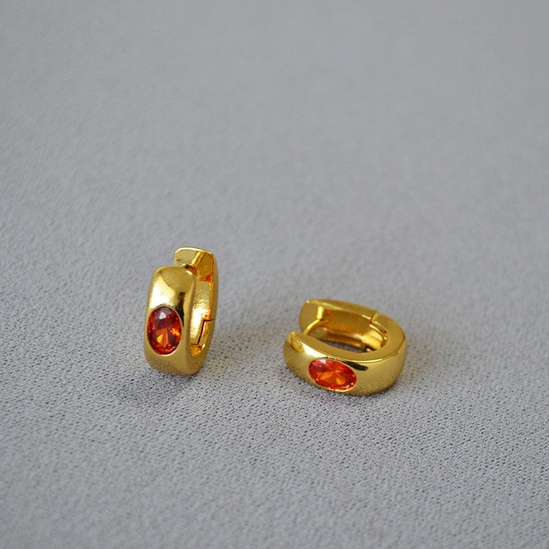 Vintage Handmade Gold Earring