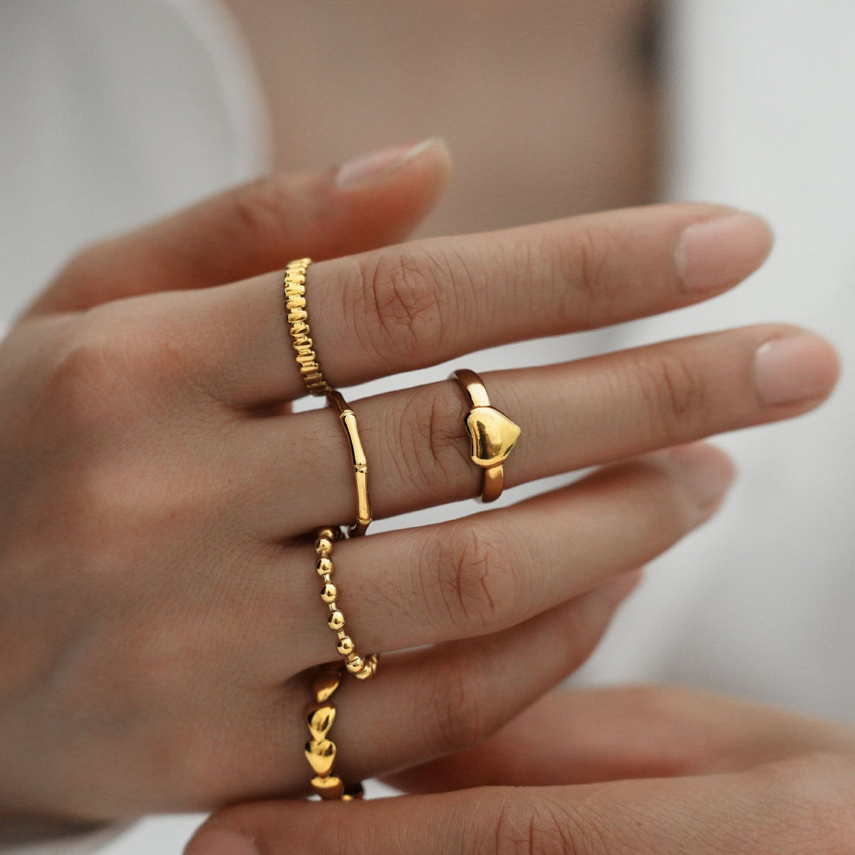 Beautiful Gold Ring with Unique Style