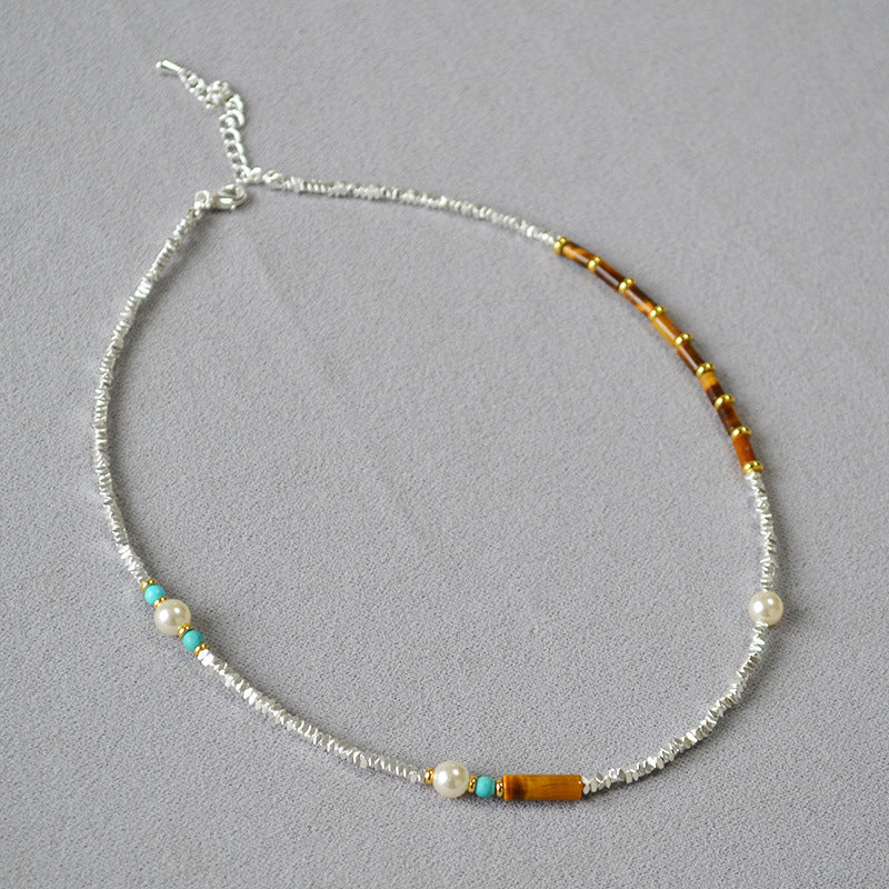 Vintage Handmade Silver Necklace