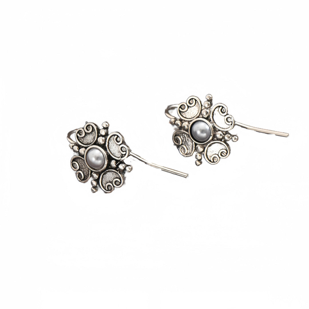 Delicate Artisan Pearl Earring