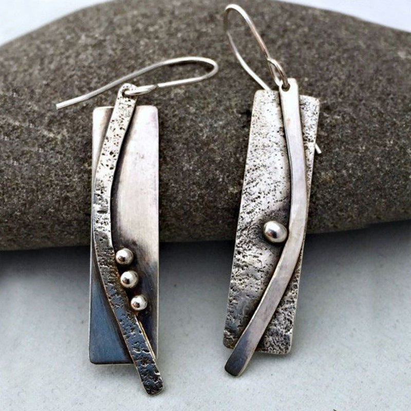 Vintage Handmade Silver Earring