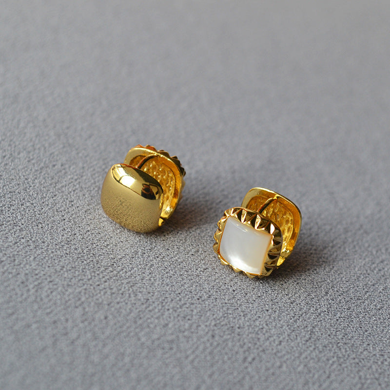 Delicate Artisan Gold Earring