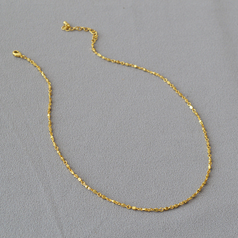 Vintage Handmade Gold Necklace