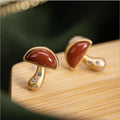 Delicate Artisan Gold Earring