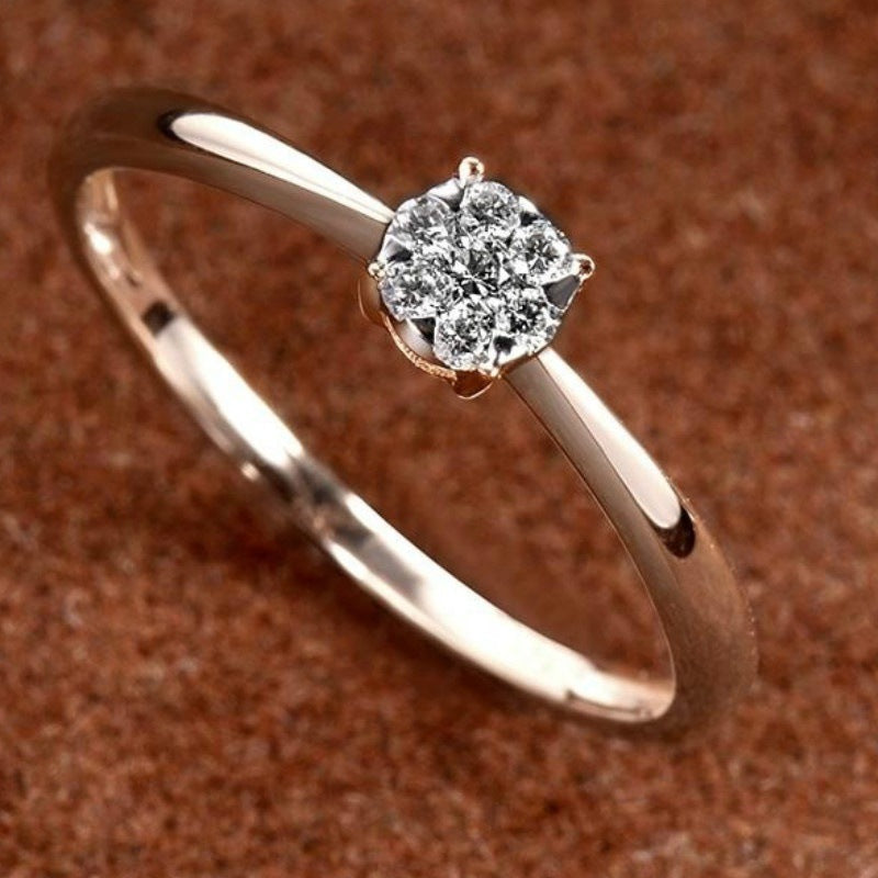 Delicate Artisan Gold Ring