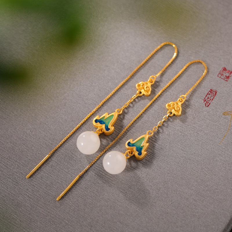Beautiful Silver Earring with Unique Style