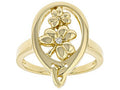 Delicate Artisan Gold Ring