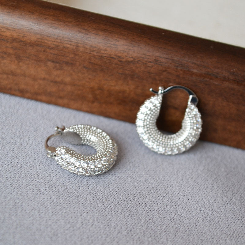 Vintage Handmade Silver Earring