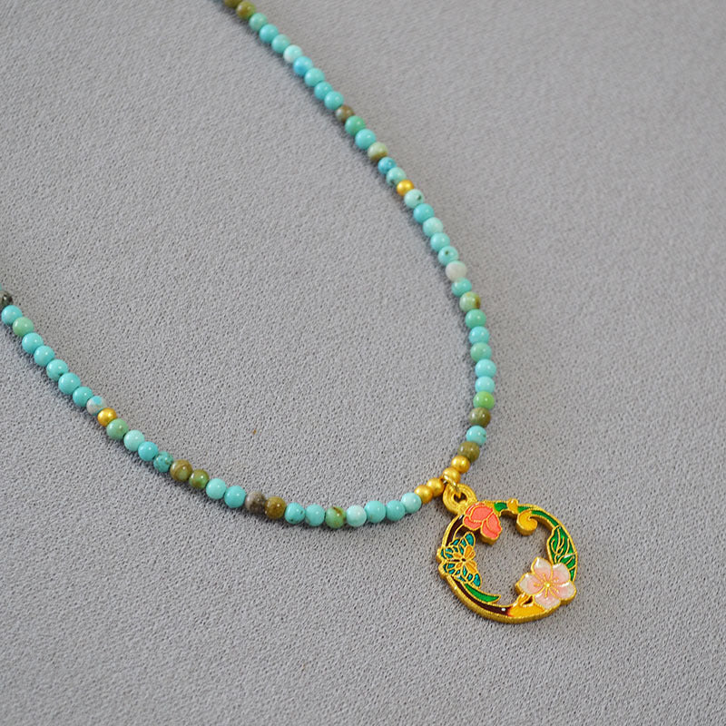 Delicate Artisan Gold Necklace