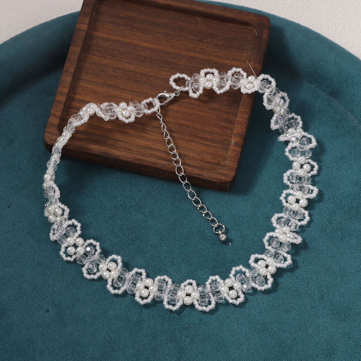 Delicate Artisan Pearl Necklace