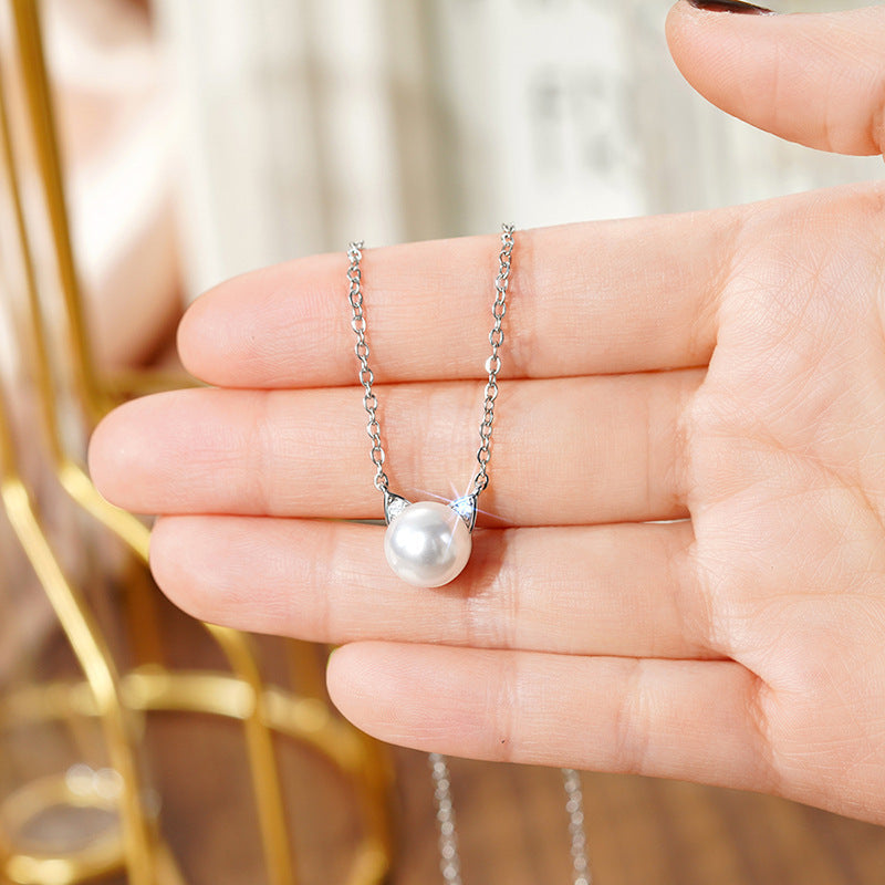 Delicate Artisan Pearl Necklace