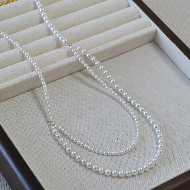Delicate Artisan Pearl Necklace