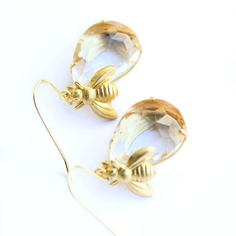 Vintage Handmade Gold Earring