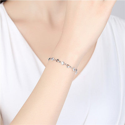 Romantic Silver Bracelet for Special Moments