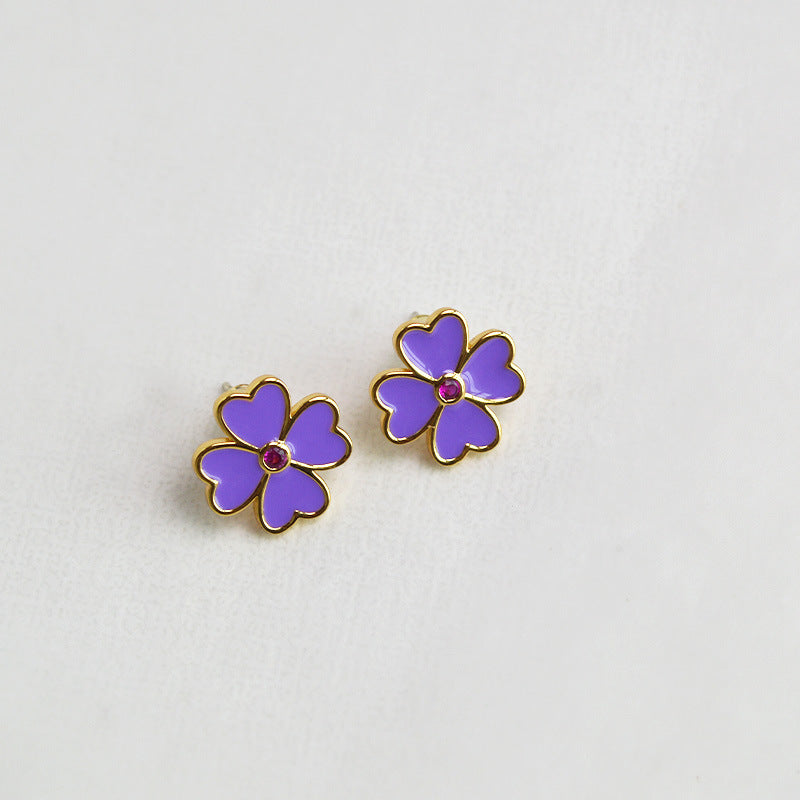 Vintage Handmade Gold Earring