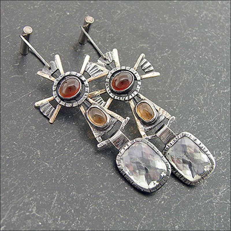 Beautiful Silver Earring with Unique Style