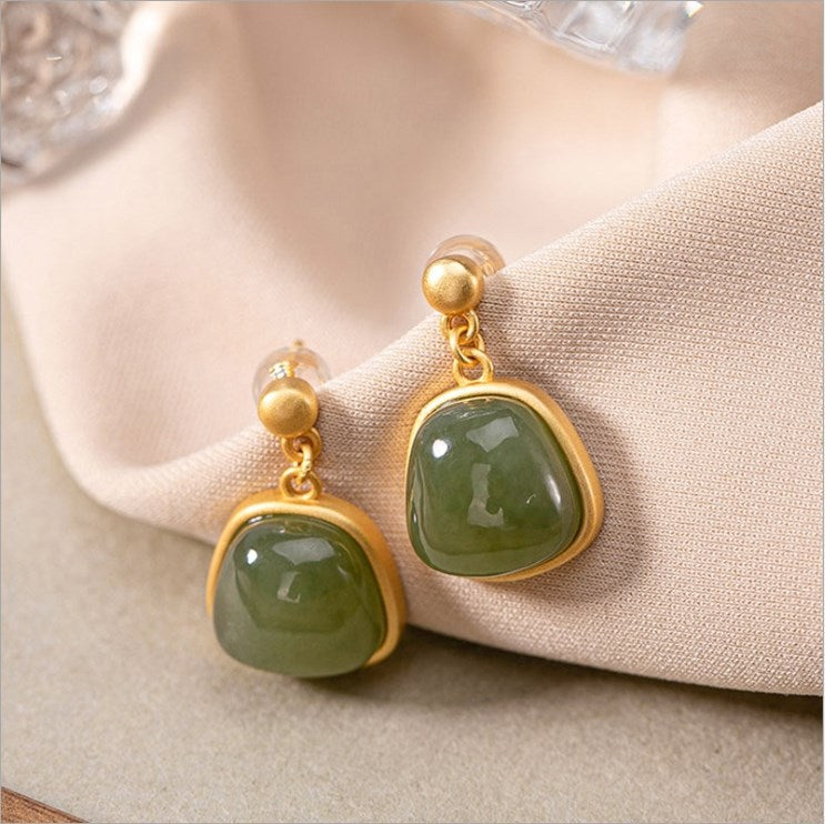 Delicate Artisan Gold Earring