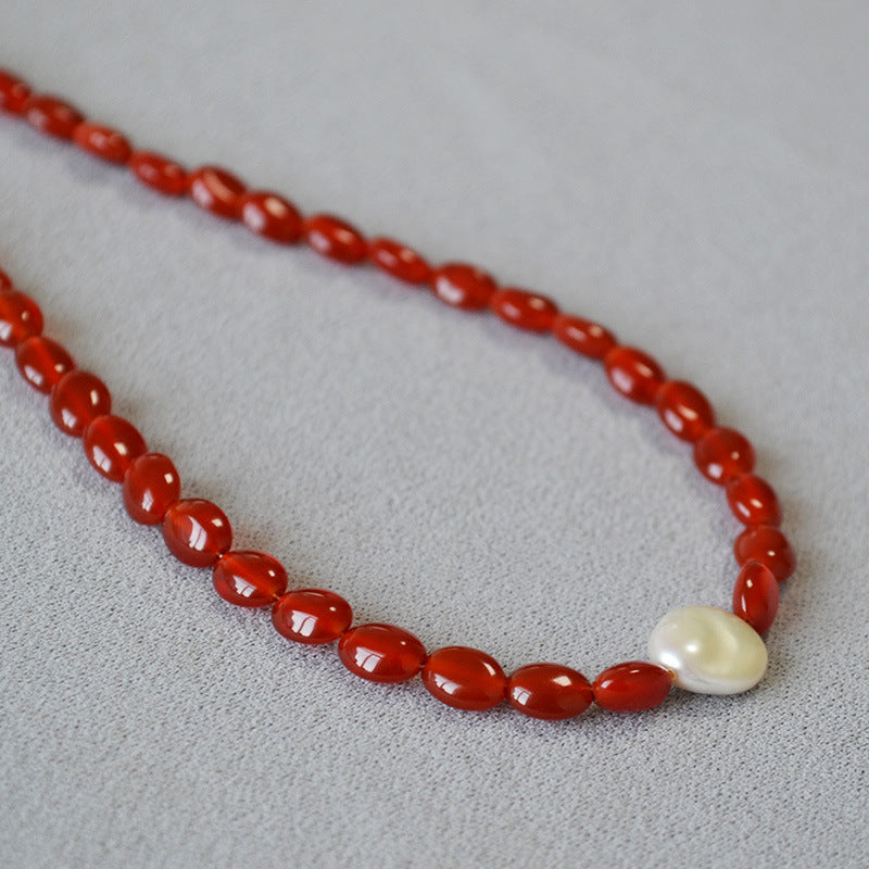 Delicate Artisan Pearl Necklace