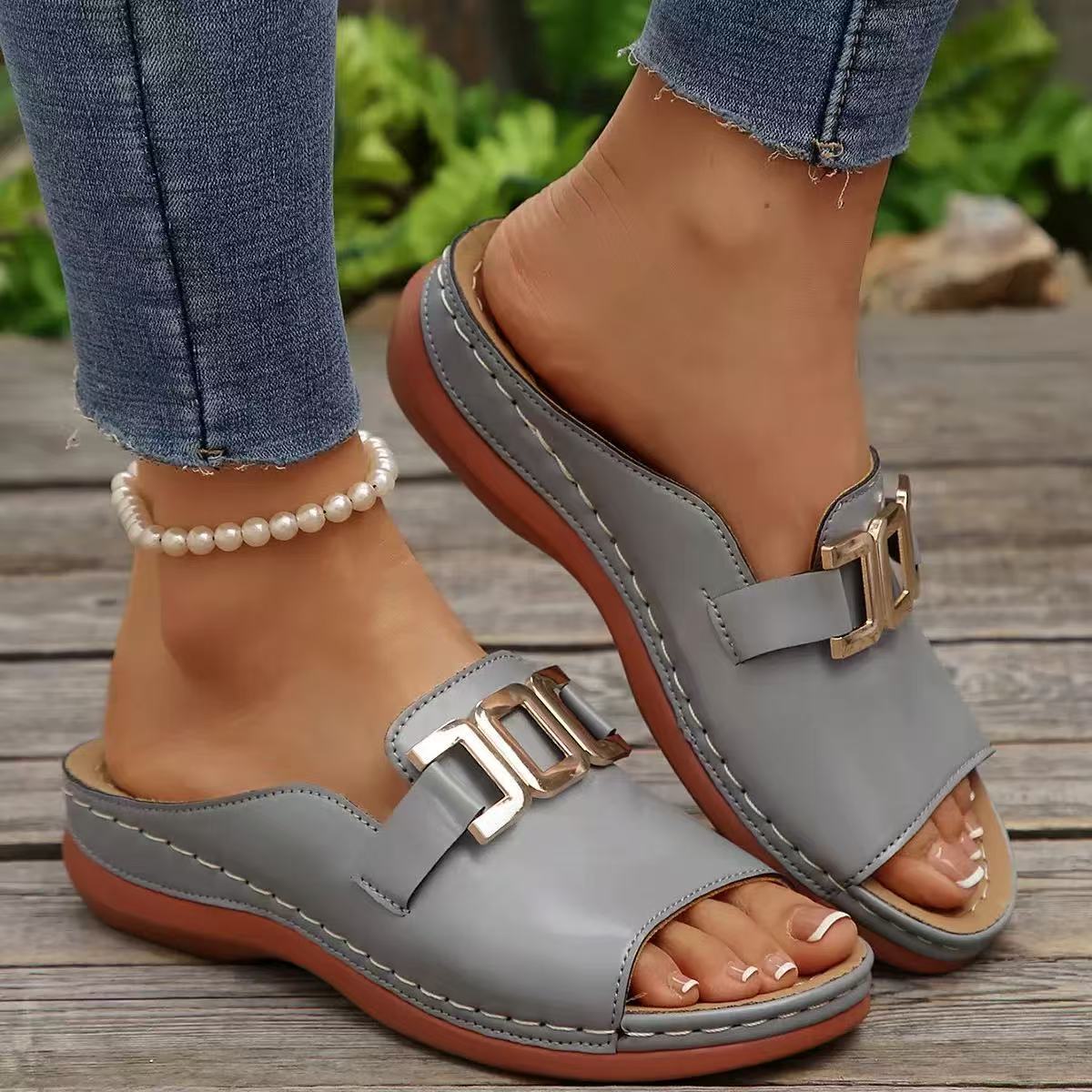 Classic Orthopedic Sandals with Timeless Style