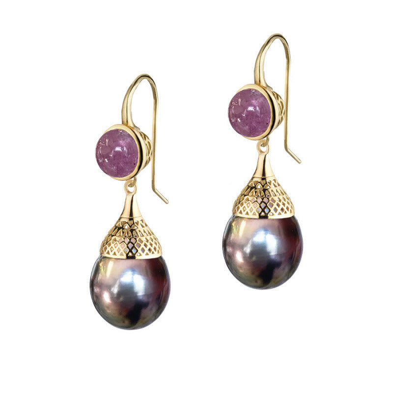 Delicate Artisan Gold Earring