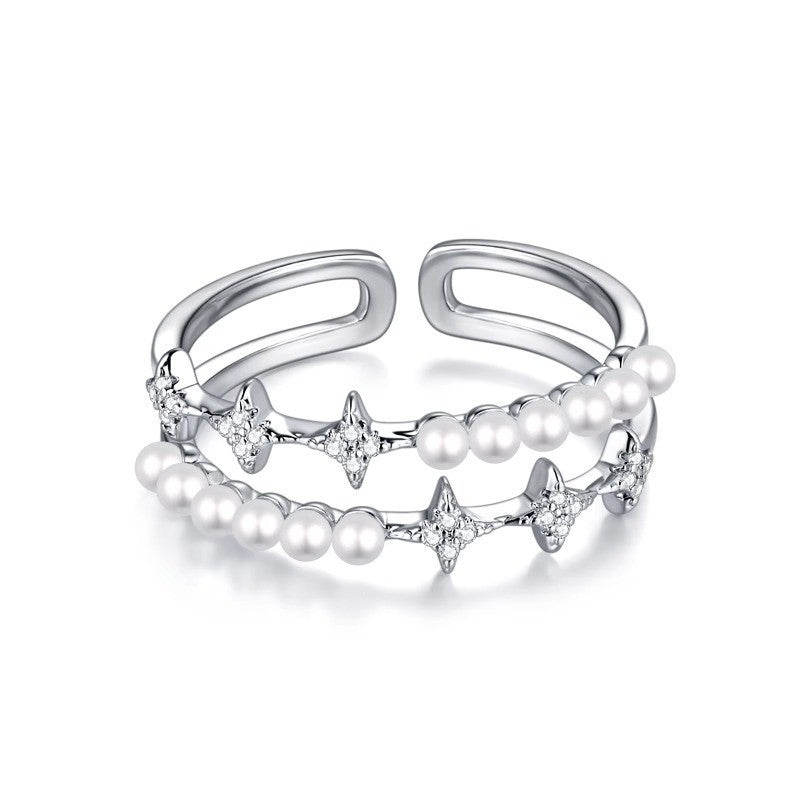 Romantic Pearl Ring for Special Moments