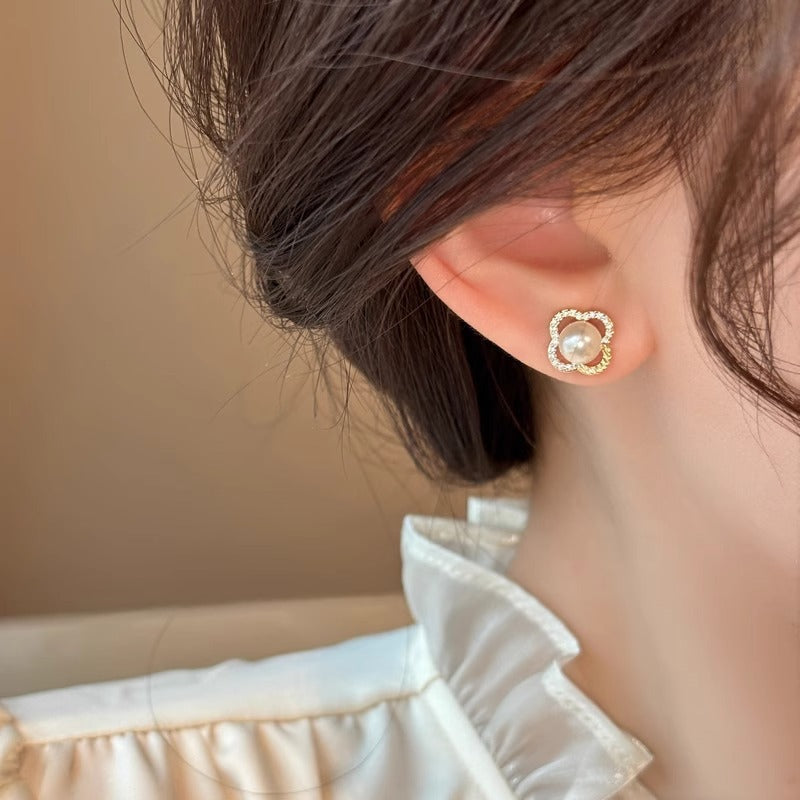 Delicate Artisan Pearl Earring
