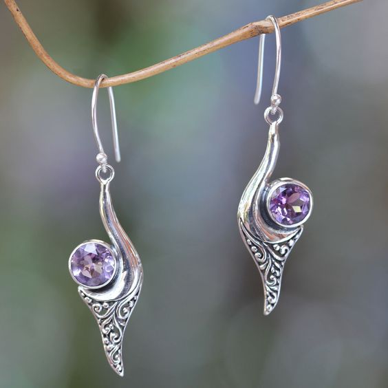 Classic Silver Earring with Timeless Appeal