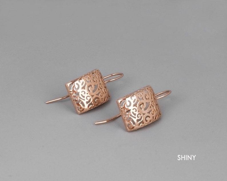 Vintage Handmade Gold Earring