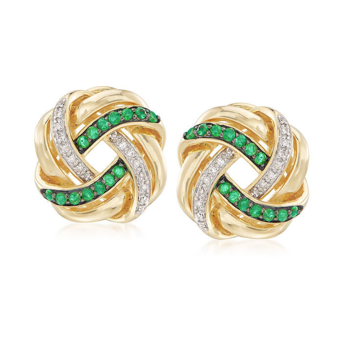 Delicate Artisan Gold Earring