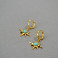 Delicate Artisan Gold Earring