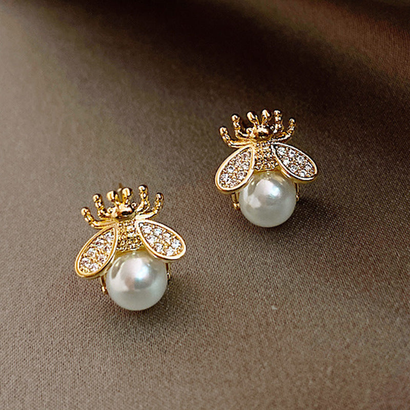 Delicate Artisan Pearl Earring