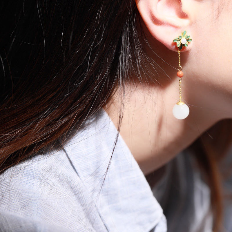 Classic Silver Earring with Timeless Appeal