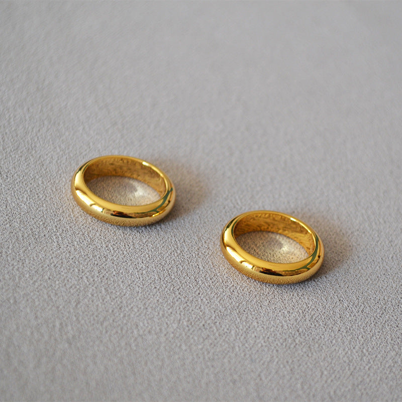 Delicate Artisan Gold Ring