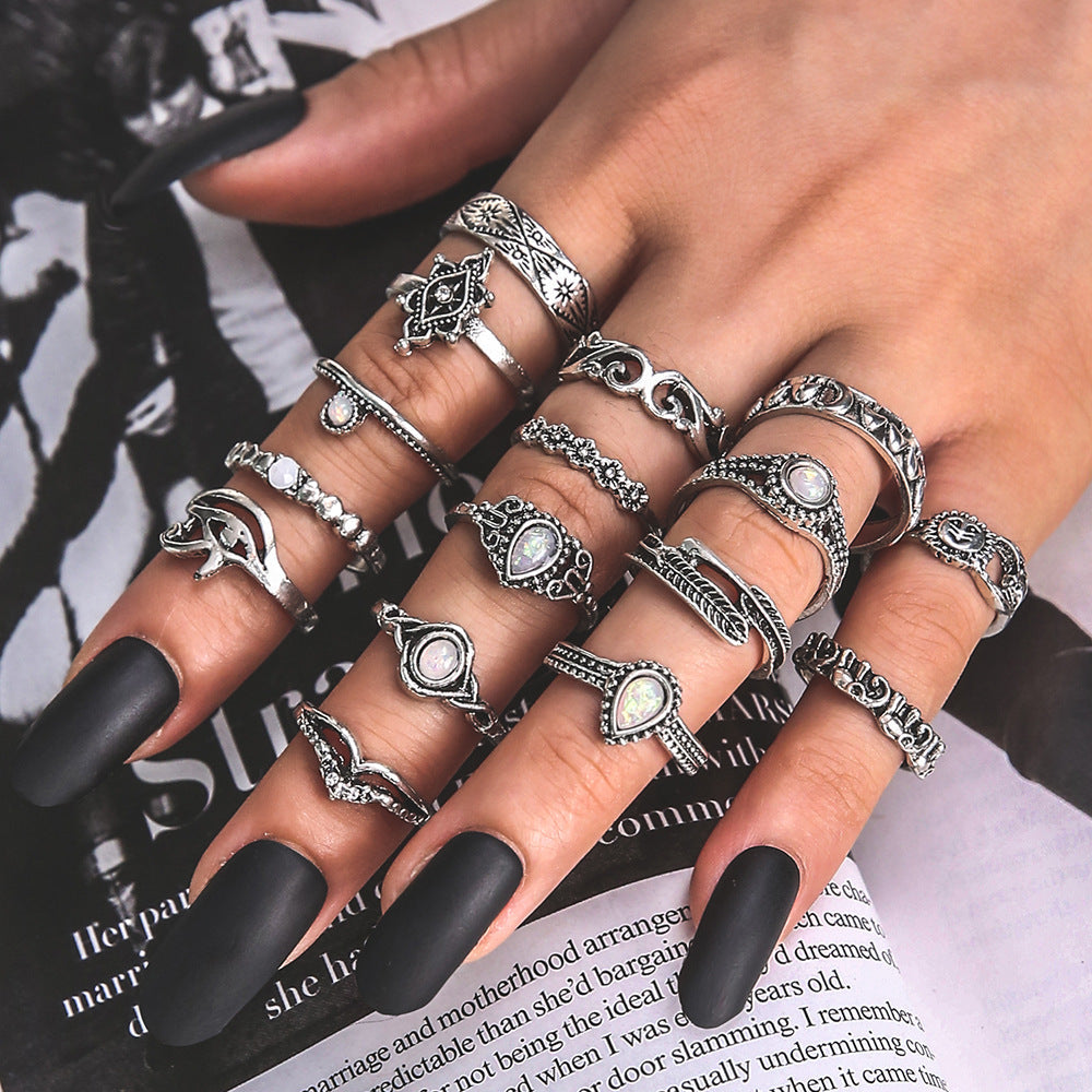 Delicate Artisan Silver Set