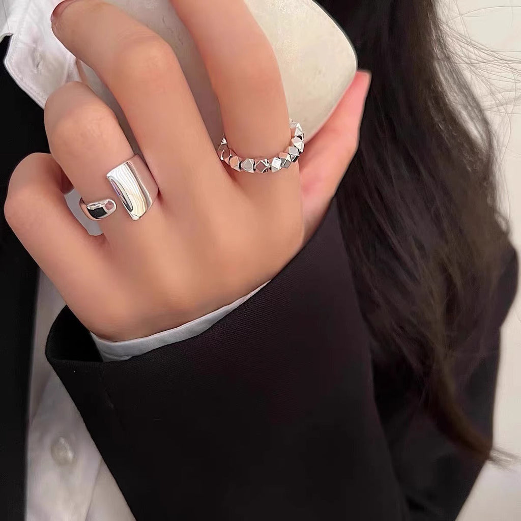 Beautiful Silver Ring with Unique Style