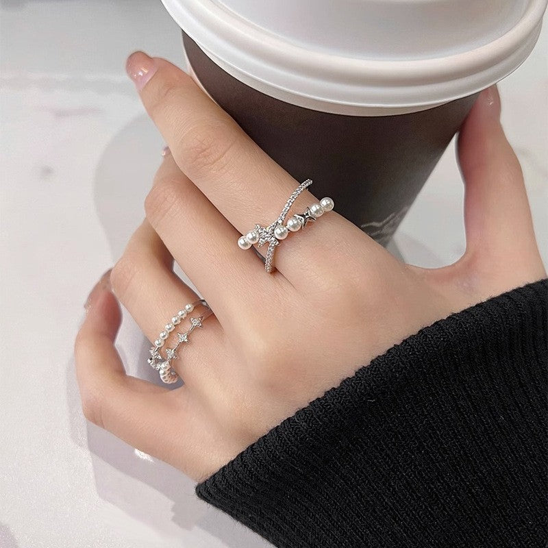 Romantic Pearl Ring for Special Moments